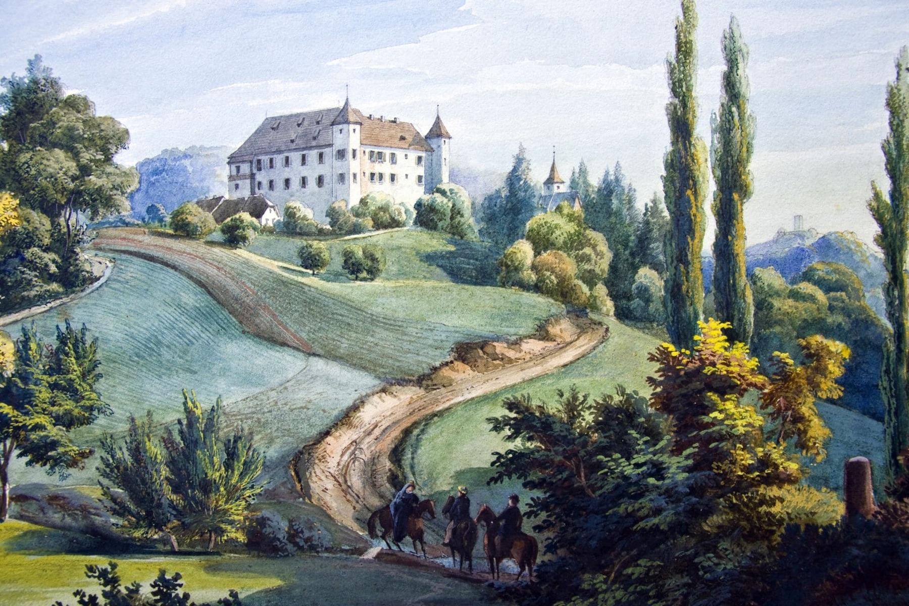 Historische Ansicht von Schloß Neuhaus