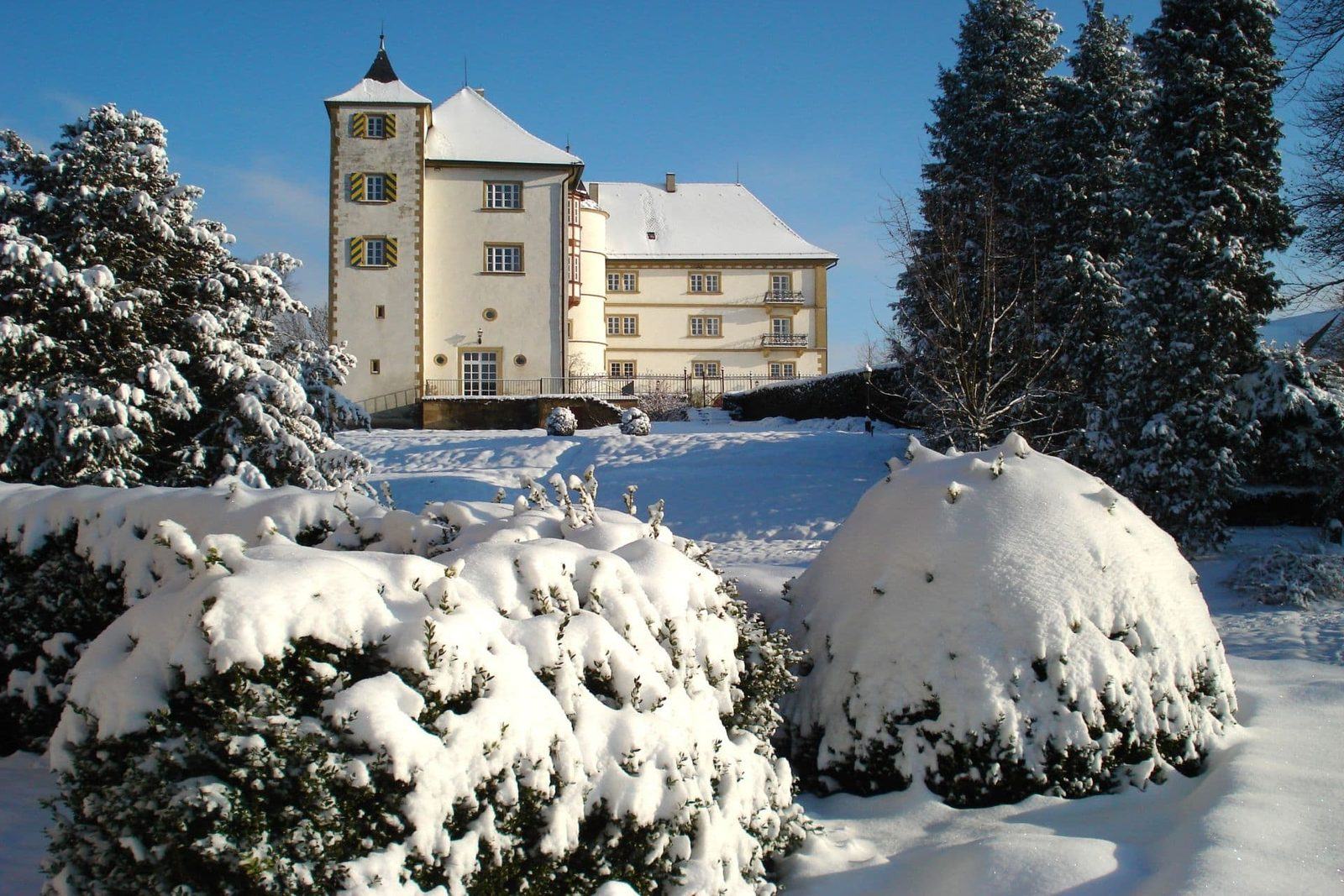 Auch im Winter ein Märchenschloß
